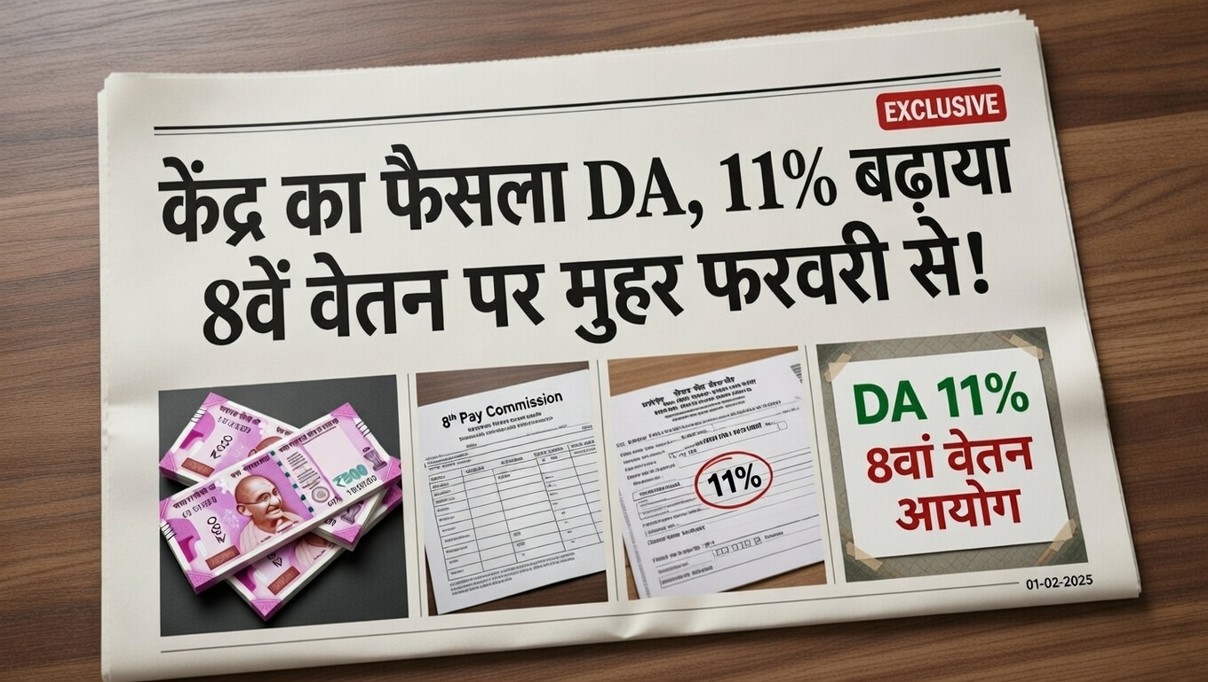 Govt DA Hike 8th Pay Commision 2026